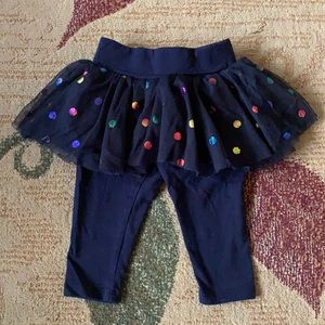 GAP tutu skirt legging in blue